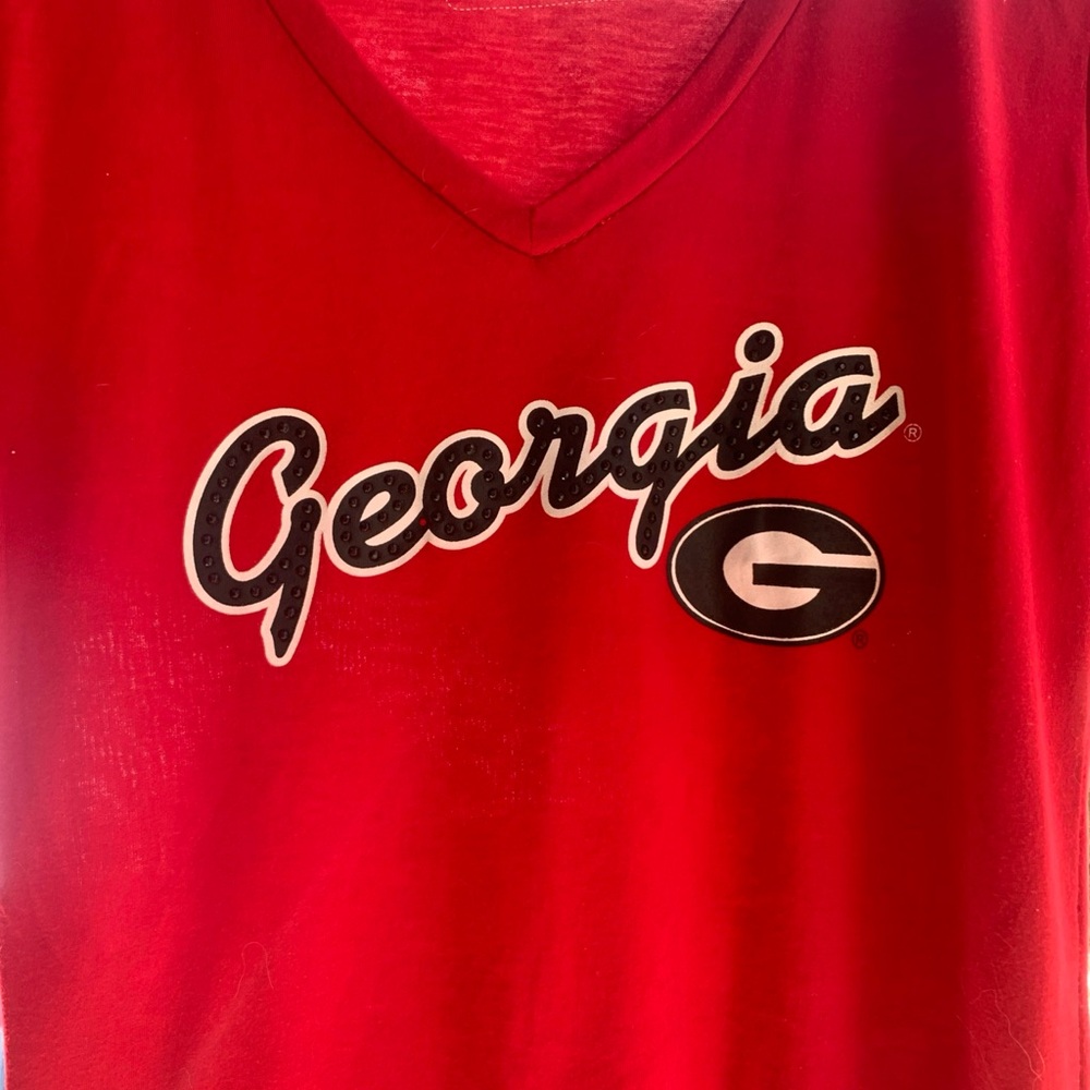 Campus Heritage Red Georgia Tee